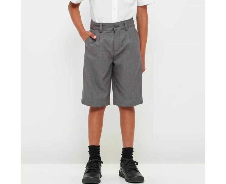 Target Microfibre School Shorts - Grey