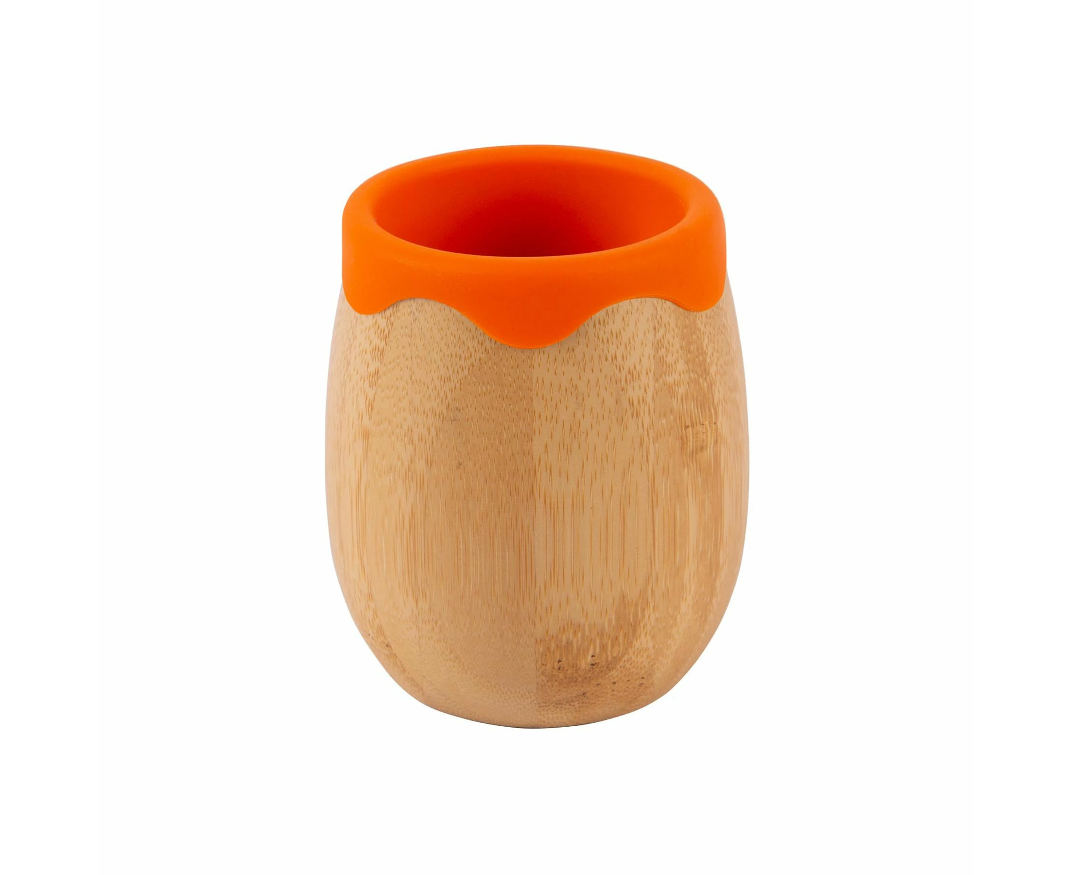 Tiny Dining Bamboo Baby Trainer Cup - 130ml  - Orange