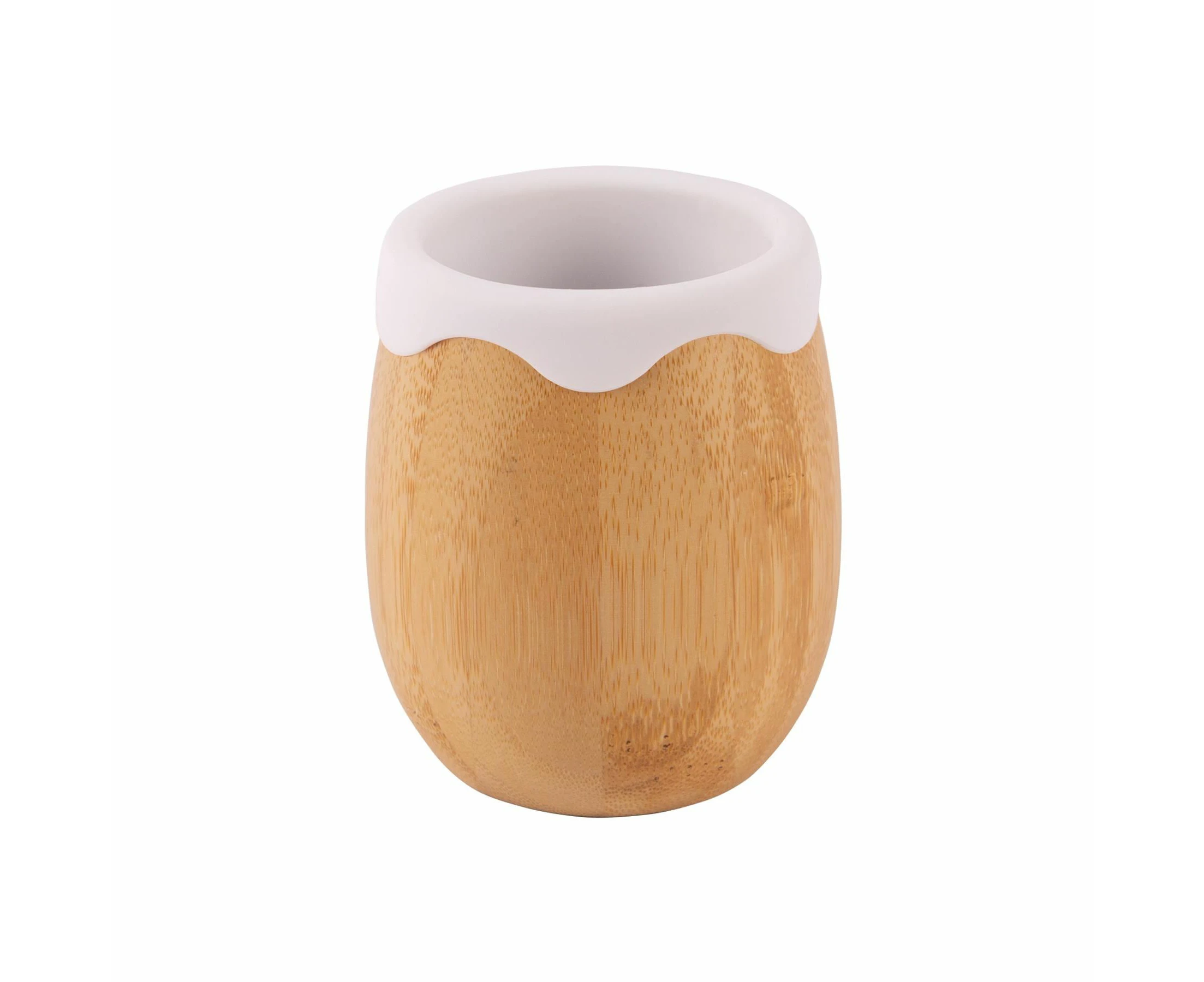 Tiny Dining Bamboo Baby Trainer Cup - 130ml  - White