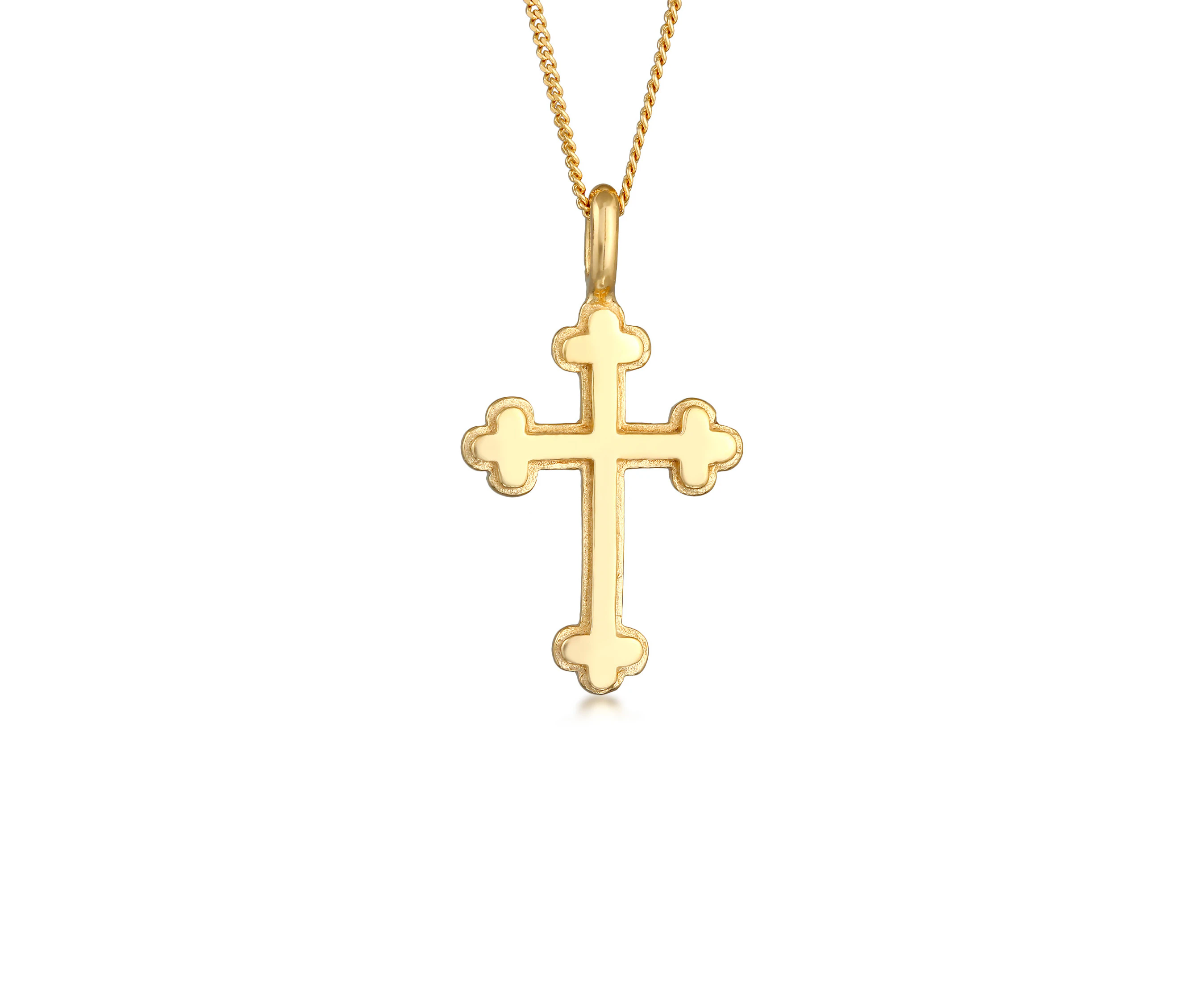 Ladies Cross Pendant Symbol Religion in 925 Sterling Silver