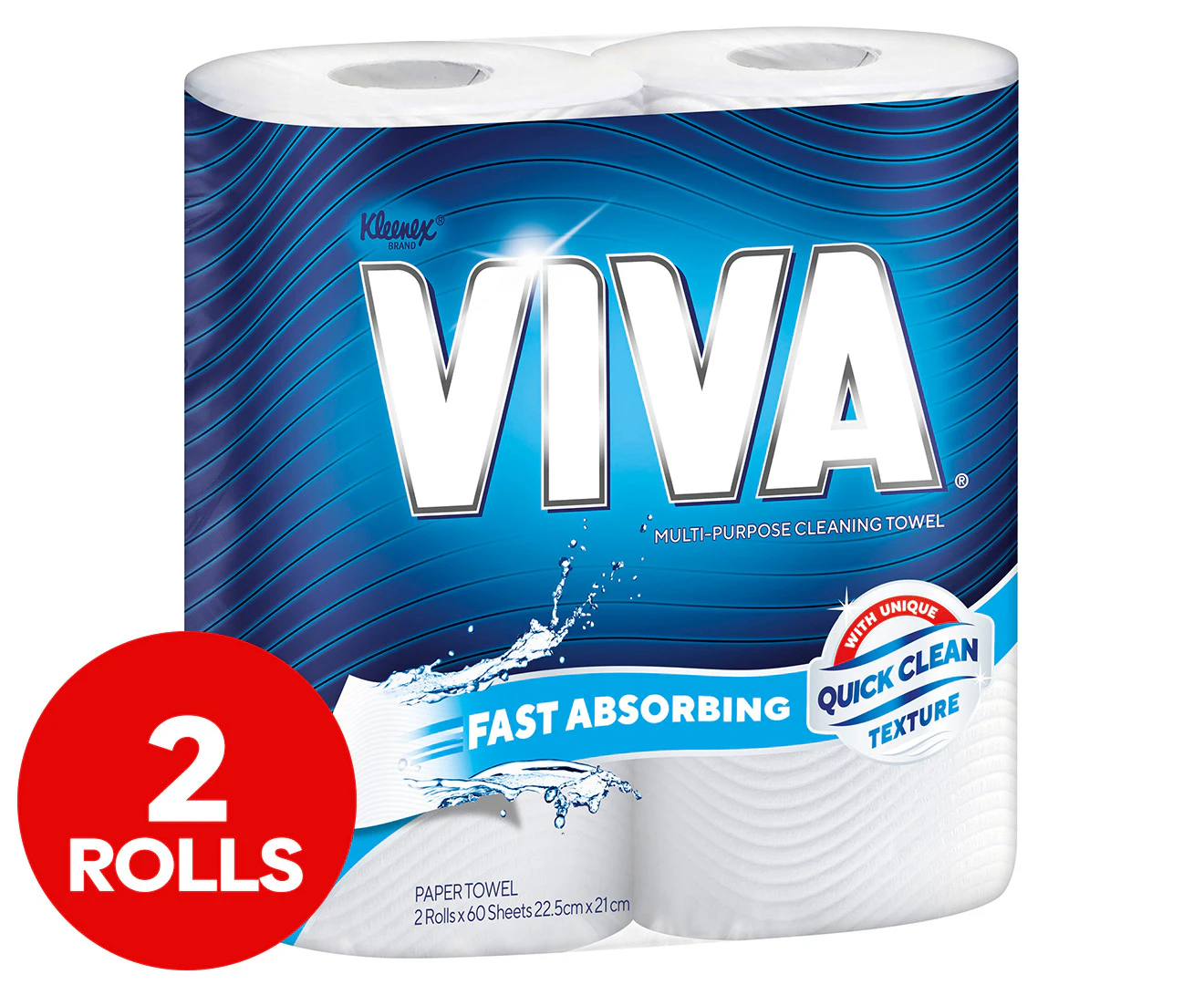 Kleenex Viva Multi-Use Paper Towels 2pk