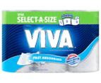 4 x 3pk VIVA Select-A-Size Paper Towels
