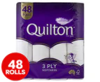 Quilton 3 Ply Toilet Paper Rolls 48pk