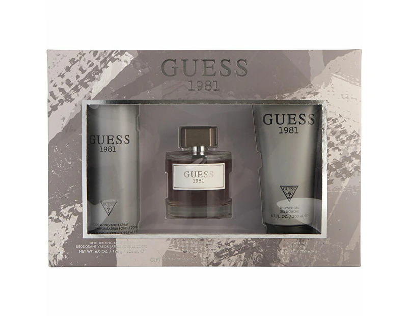 Guess 1981 Him 3 Piece 100ml Eau de Toilette