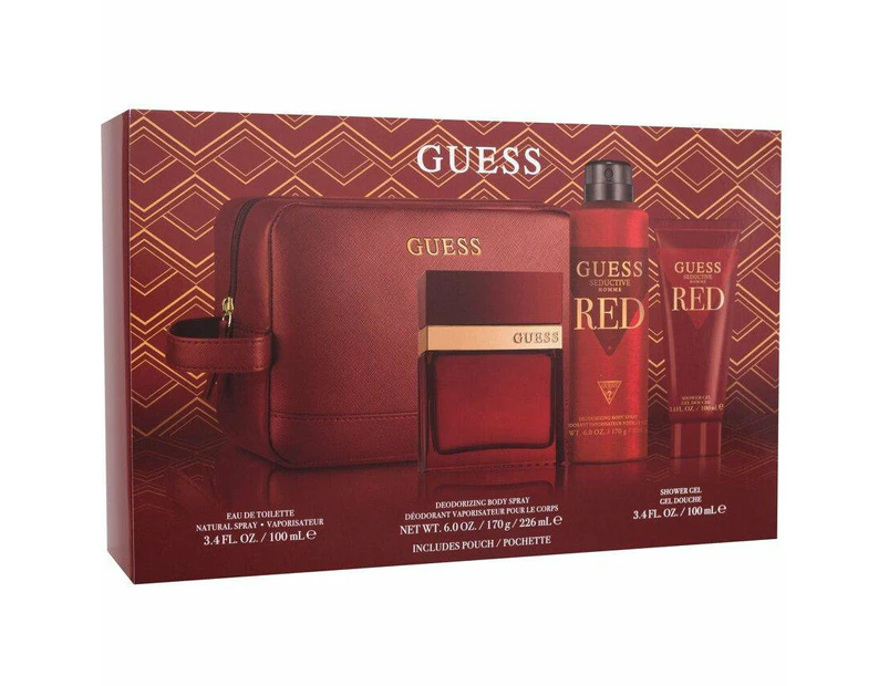 Guess Seductive Red 4 Piece 100ml Eau de Toilette