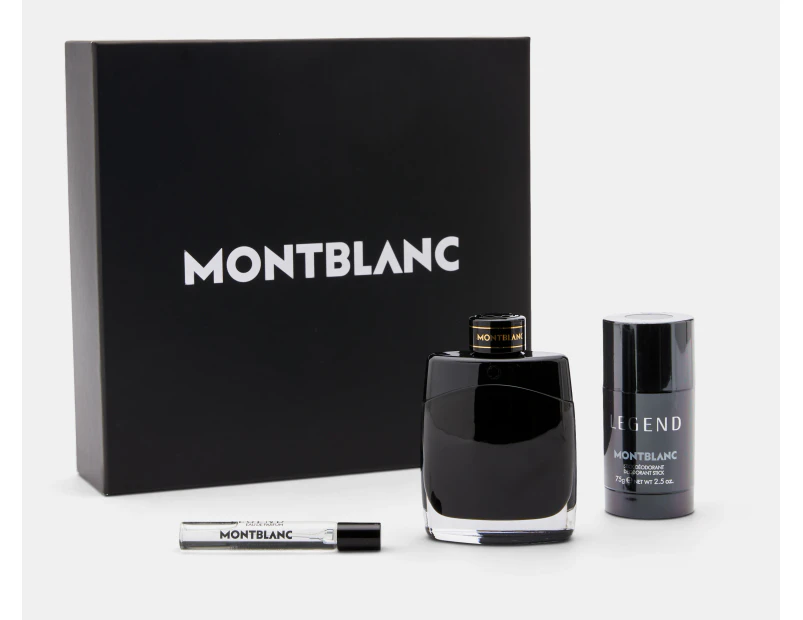 Mont Blanc Legend EDP for Men 3-Piece Gift Set