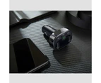 Baseus Car Bluetooth MP3 FM Transmitter Charger ( Micro SD+ DUAL USB charging) - Black
