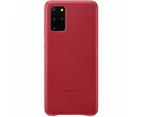 Samsung Galaxy S20+ Leather Cover - Red