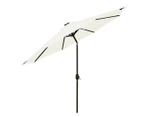 Mountview Outdoor Patio Aluminum Tiltable Solar Umbrella Beach Sun Shade Shelter