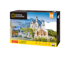 121pc National Geographic 44cm Germany Neuschwanstein Castle 3D Puzzle Kids 8+