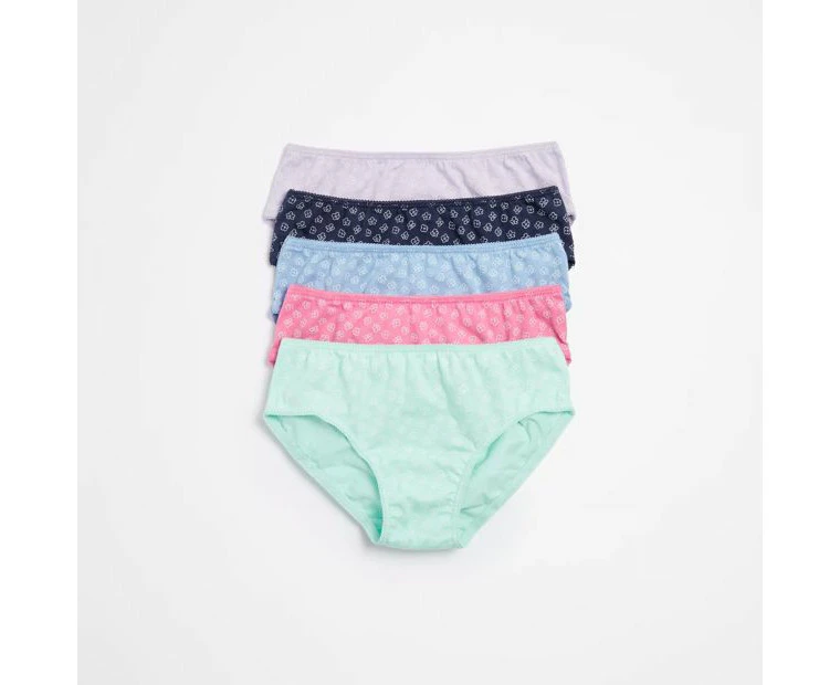 Target 5 Pack Essential Girls Briefs - Multi