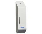 Kimberly Clark 4404 Toilet Tissue Paper Dispenser Interleaved - White and Grey Metal 120Mm W X 467Mm H X 117Mm D