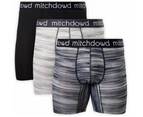 Mitch Dowd - Men's Eco Micro Recycled Repreve(R) Comfort Trunk 3 Pack - Black & White