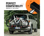 2 Ebike Rack for Car Mountain Bicycle Carrier Stand Rear Mount Storage Platform Holder 2 Inch Foldable Tilt with Lock