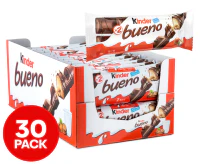 Ferrero Kinder Bueno Chocolate Bars 30 x 43g in Box New from