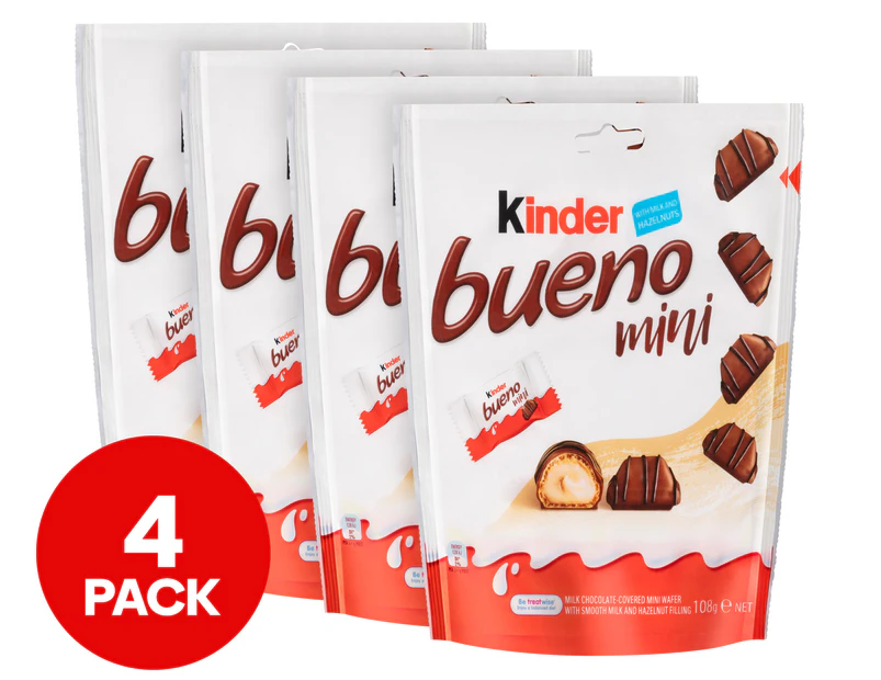 4 x Kinder Bueno Mini 108g