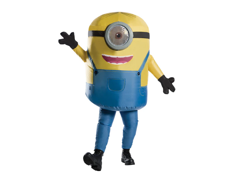 Rubies Minions Rise Of Gru Adult Men's Inflatable Dress Up Costume Size STD - Yellow
