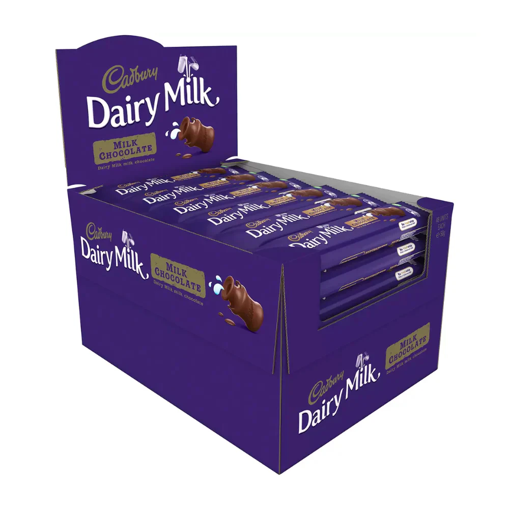 Cadbury Dairy Milk Chocolate 48 x 50g