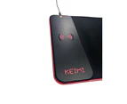 Keimi 15W Wireless Charging Extended Mouse Pad with RGB - Black