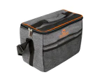 Wildtrak 12-Can Camping Cooler 8.5L/26cm Storage Bag Drink Holder Grey/Black
