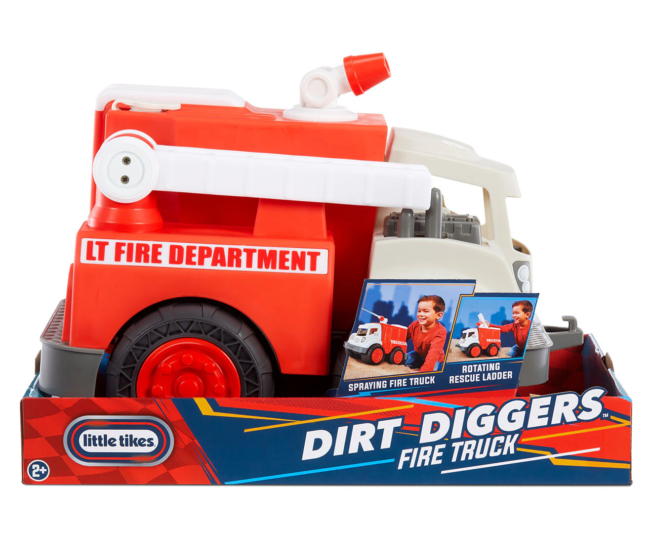 Little Tikes Dirt Digger Real Working Fire Truck Toy