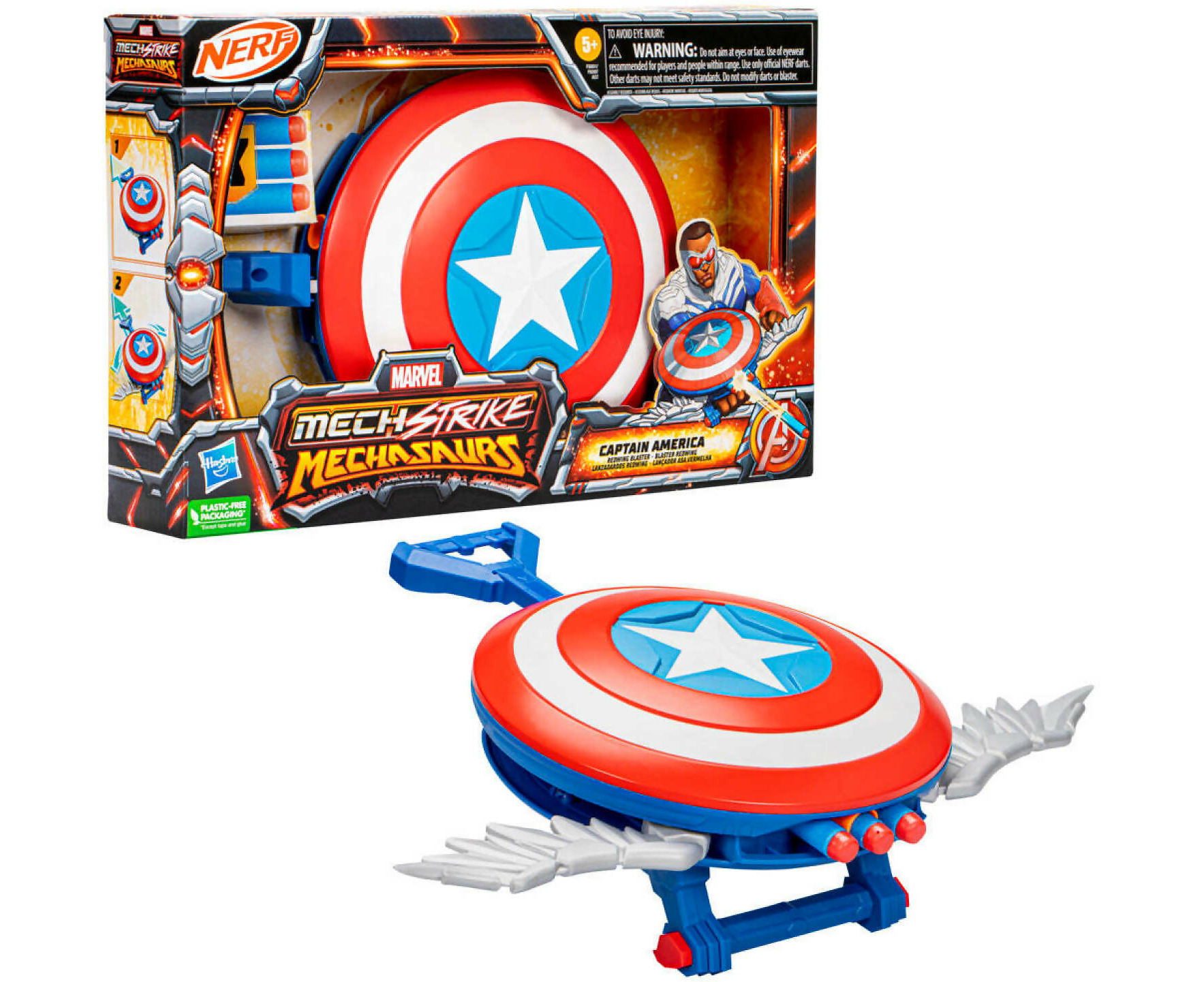 MARVEL MECH STRIKE MECHASAURS - ARACHNO BLASTER NERF DE SPIDER-MAN