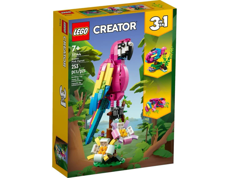Lego 31144 Exotic Pink Parrot - Creator 3In1