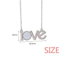 Couple Love Eternal Companionship Love Necklace Pendant Charm Jewelry