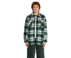 Volcom Women's Silent Sherpa Jacket - Dark Pine