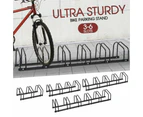 3 â€“ 6 Bike Floor Parking Rack Instant Storage Stand Bicycle Cycling Portable