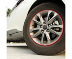 8m Car Wheel Hub Rim Edge Protector Ring Tire Guard Sticker Rubber Strip