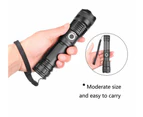 900000 Lumens Xhp50 Zoom Flashlight Led Rechargeable Lamp Torch W/26650 Battery