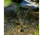 1.5w 2w Solar Powered Water Fountain Pump Bird Bath Pond Pool Garden