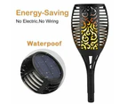 2pcs Outdoor Solar Flame Torch Lights