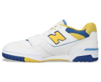 New Balance Men's BB 550 NCG Sneakers - White/Blue/Yellow