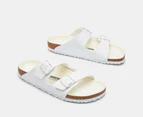 Birkenstock Unisex Arizona Narrow Fit Sandals - Triple White