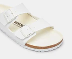 Birkenstock Unisex Arizona Narrow Fit Sandals - Triple White