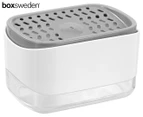 Boxsweden 300mL Brite Sponge Soap Dispenser - White