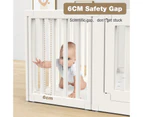 Advwin Baby Playpen 12 Panels Baby Fence Play Area Safety Child Lock Gate Sturdy Indoor Outdoor