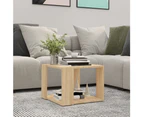 vidaXL Coffee Table Sonoma Oak 40x40x30 cm Engineered Wood