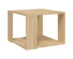 vidaXL Coffee Table Sonoma Oak 40x40x30 cm Engineered Wood