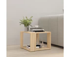 vidaXL Coffee Table Sonoma Oak 40x40x30 cm Engineered Wood