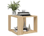 vidaXL Coffee Table Sonoma Oak 40x40x30 cm Engineered Wood