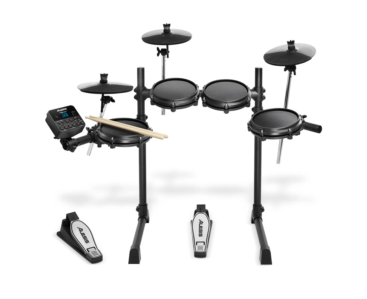 7pc Alesis Turbo Mesh Electronic Drum/Percussion Kit w/ Mesh Heads/Kick Pedal