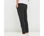 Target Slim Fit Basic Fleece Trackpants - Black