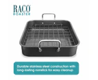RACO 2-Piece Large Roasting Pan w/ Reversible Rack