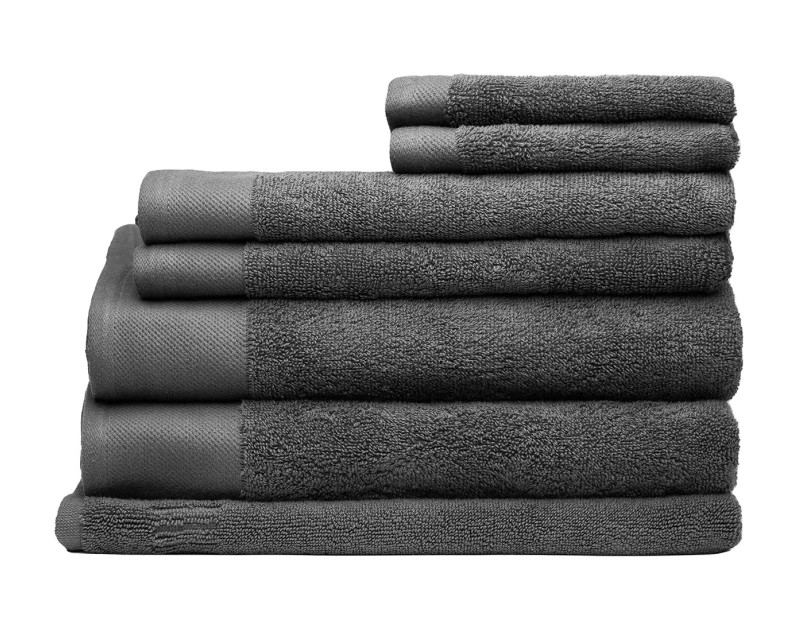 Sheraton Luxury 7-Piece Maison Byron Towel Set - Charcoal