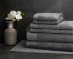 Sheraton Luxury 7-Piece Maison Byron Towel Set - Charcoal