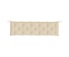vidaXL Garden Bench Cushion Beige 180x50x7 cm Oxford Fabric