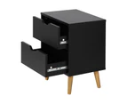 Oikiture Bedside Table Set of 2